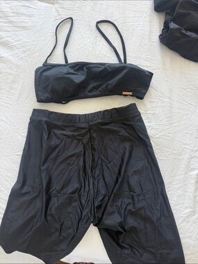 Everyday Black Ribbed Bralette with Slim Straps